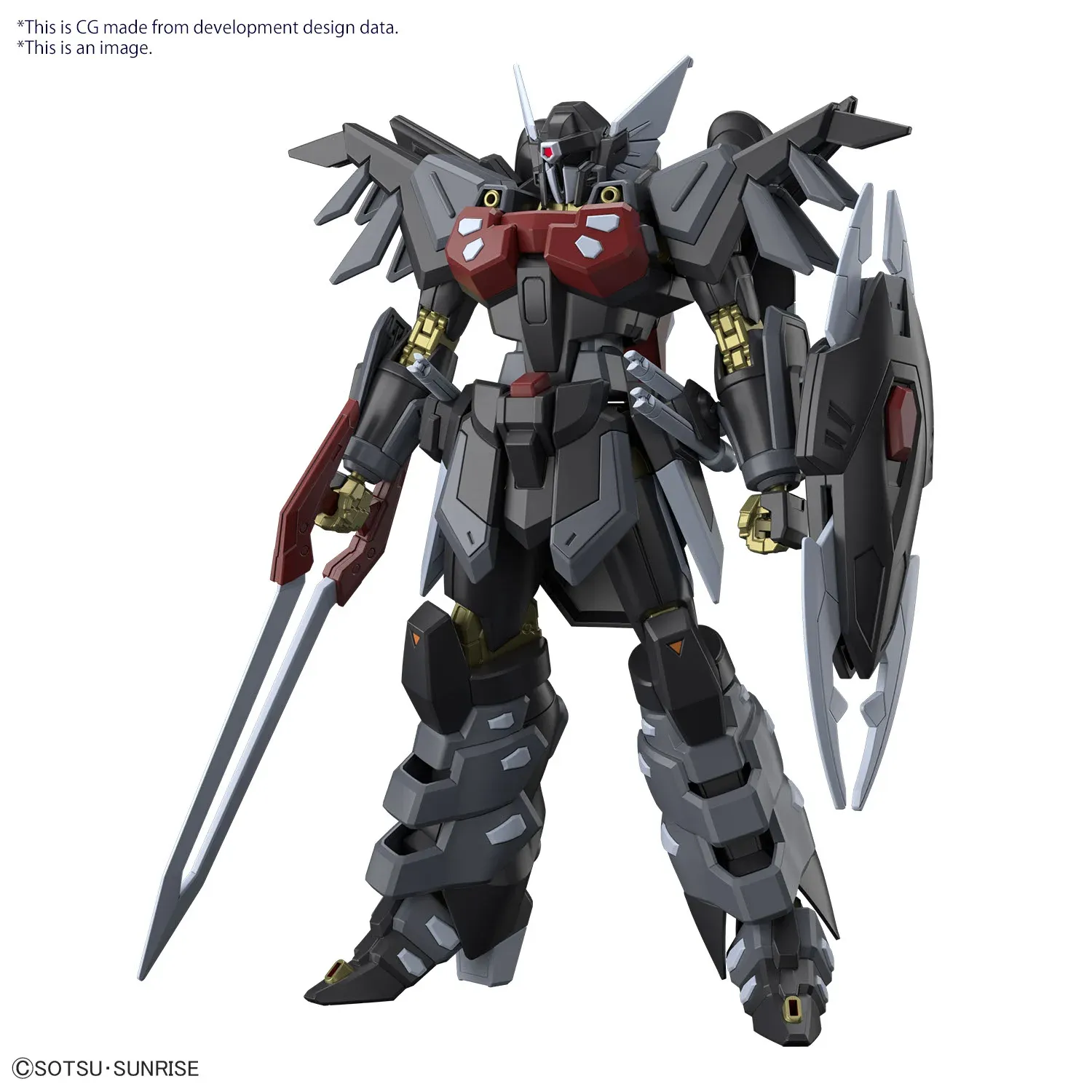 GUNDAM - HG 1/144 Black Knight Squad Shi-ve.A - Model Kit